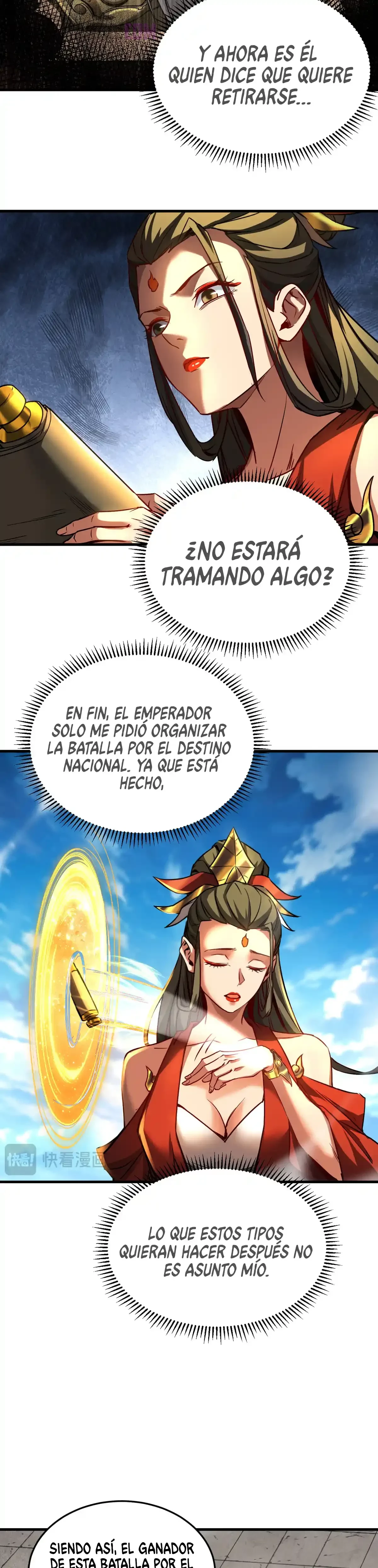 Mientras mis discípulas se matan, yo me relajo! > Capitulo 115 > Page 91